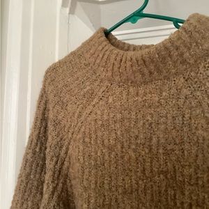 soft mock neck sweater
